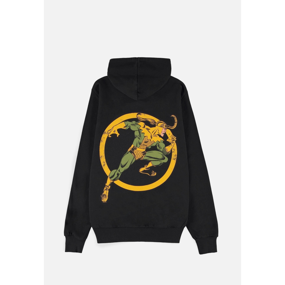 Marvel Loki - Comic Inspired Graphic Vest met capuchon - Zwart